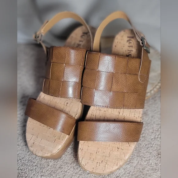 Korks Fraya Platform Sandal Size 10.5 - Picture 3 of 8